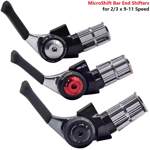 microSHIFT TT Bar End Road Bike Bicycle Shifter 9/10/11 Speed Double/Trip Derailleur 9/10/11 speed H