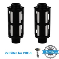 2x เปลี่ยนสำหรับ ALTHY PRE1 / PRE2 / PRE3 / PRE4 / AUTO2 Central Prefilter ระบบ40ไมครอน316L สแตนเลส