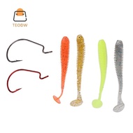 60pcs T-Tel Road Runner Fishing Rod Crank Set Fake Bait Tackle