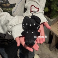 50th Anniversary KT Cat Plush Pendant Kitty Doll Backpack Keychain Womens Gift Soft Fabric Hanging O