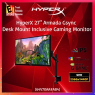 HyperX 27" Armada IPS QHD 165Hz 1ms Gsync Desk Mount Inclusive Gaming Monitor - 64V70AA#AB4