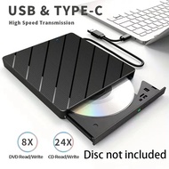 【WVH】-External CD/DVD Drive for Laptop 7 in 1 USB Ultra-Slim Portable CD/DVD Player Burner Burner Wr