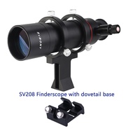 SVBONY SV208 Finder Scope with Dovetail Base Straight-Through Corrected Image with Illuminated Retic