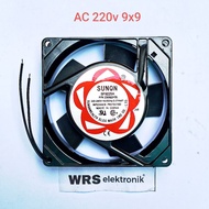 220v 9cm AC fan, 9cm x 9cm power fan, 25mm thick