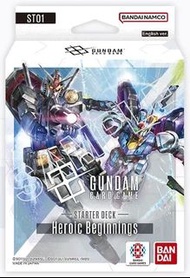 (預訂) 高達卡牌遊戲 起始卡組 Heroic Beginnings [ST01] gundam card game 再版