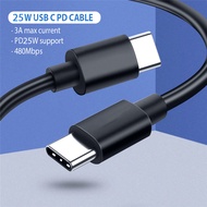 สายชาร์จ PD Samsung S22 Super Fast Charger  ชาร์จเร็ว แท้ USB C to USB C Cable รองรับ รุ่น NOTE 10 S21 S20 A90/80 S10 S9 S8 A70 OPPO VIVO XIAOMI HUAWEI iPhone Macbook12 Pro13 และโทรศัพท์มือถืออื่น ๆ