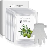 [MOND'SUB] 5 Pairs Mineral Olive Oil Moisturizing Hand Masks | Moisturizer Hands Mask for Women &amp; Men | Premium Hydrating Gloves for Dry Hands &amp; Damaged Skins With Rich Vitamin E and A…
