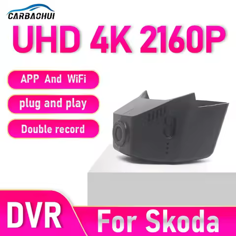 New! Dash Cam for Skoda Enyaq 2020 2021 2022 2023 2024 2025, Dashcam for Skoda Elroq 2025, 4K 2160P 