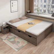 榻榻米床架 可儲物床架 置物床 收納床 高箱床 雙人床 箱體床 包送貨