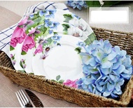 【CW】 8 inch bone china dinner plates fine flat dish ceramic elegent buffet charger plate fruit decorative