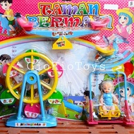 Mainan DIY Anak Taman Bermain Bianglala Ayunan Amusement Park Set