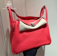 🌟Hermes🌈Lindy 30💗齋普爾粉銀扣💗全新未使用🌟TC皮🌟lindy30🌟Lindy🌟notlindy26🌟閑置🌟愛馬仕🌟
