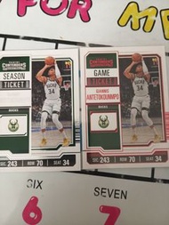 Giannis Antetokounmpo Panini Contenders card