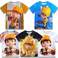 Fashion 2023 BOBOIBOY Children's Anime Print Shirt Summer Comfortable Breathable Short Sleeve Daily Fashion Boys' T-shirt