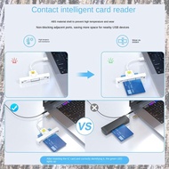 (BOQE) Smart Card Reader USB ATM Smart Card Reader Universal SIM Card Reader USB- Connector for Linu