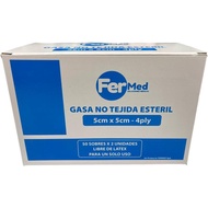 FerMed Sterile Gauze Swab Non-Woven 7.5cm X 7.5cm – 4Ply or 5cmx5cm – 4ply