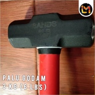 Hammer godam 6 LBS - hammer bodem 3 kg hammer bodem 6 LBS godam hammer 3 kg sledge hammer rubber han