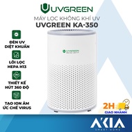 Máy Lọc Không Khí Diệt Khuẩn UVGREEN KA350 40m2 - UVC LED Lõi Lọc HEPA H13 Bào hành 24 Tháng