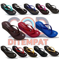 SANDAL JEPIT WEDGES FLIPPER WANITA HAK 5 CM TERBARU TRENDY