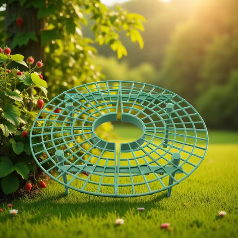 Strawberry Stand Frame Holder Balcony Planting Rack Fruit Support Plant Flower Climbing Vine Pillar 