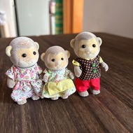 森林家族 猴子家族 公仔 sylvanian family