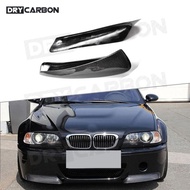 On sale Carbon Fiber Front Bumper Lip Splitters For BMW 3 Series E46 M3 1999-2006 FRP Bumper Canard 