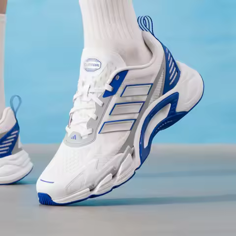 Adidas Climacool White Blue Breathable Mesh Running Shoes Cushion Chunky Athletic Dad Sneakers Men W