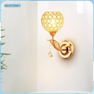 [mojotorw7] wall of crystal Light Bedroom E27/26 Socket Sconce Cafe Hotel Lighting Fixture