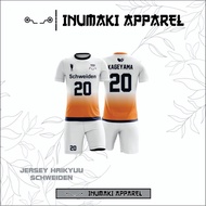 Haikyuu Anime Jersey - Schweiden Adlers Free / Customizable Name and Back Number