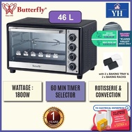 Butterfly 46L 1800W Electric Oven with Rotisserie &amp; Convection Function - BEO-5246 BEO5246