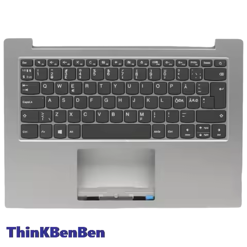 NDC Nordic Platinum Grey Keyboard Upper Case Palmrest Shell Cover For Lenovo Ideapad Slim 1 14 14AST