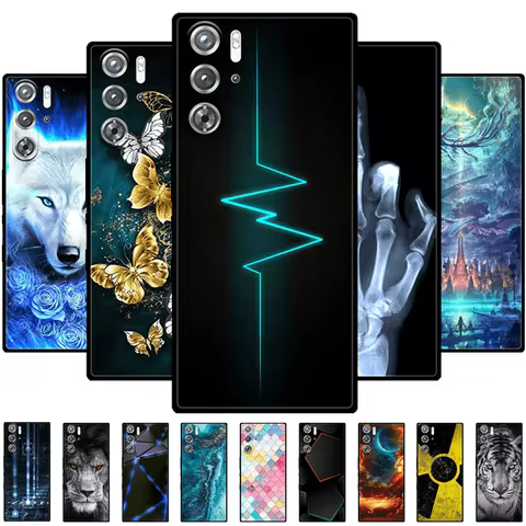 For Nubia Red Magic 9S Pro 5G Case RedMagic 9S Pro+ Soft Silicone TPU Phone Cover For ZTE nubia Red 