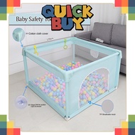 T034 Baby Safety Toddler Playpen (120 x 120cm/180 x 150cm/ 200 x 180cm) Safety Guardrail Large Kid P