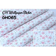 Produk Keren Wallpaper Dinding Kamar Tidur Motif Bunga Kecil Putih