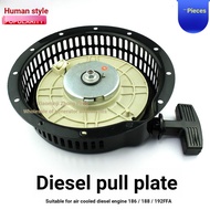 B. b. 6.5KW Diesel Generator 186F 192FA Hand Pull Plate 188FA Diesel Cultivator Accessories Starter 