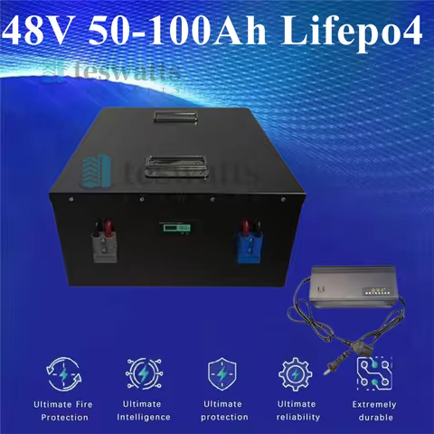 48V 50AH 80Ah 100Ah Lifepo4 lithium battery pack for Ryobi RM480e RM300e ZT480ex 300MV Zero Turn rid
