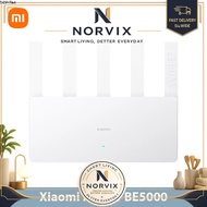 Norvix Xiaomi BE5000 WiFi 7 Router Dual Band MLO 2.4G/5G Mesh Network 2.5G Port 512MB RAM High Speed