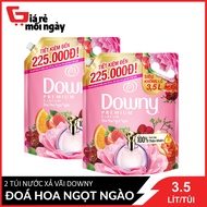 Combo 2 Túi Nước Xả Vải Downy Đóa Hoa Ngọt Ngào Túi 3.5L x2