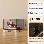 Foldable Acrylic Shoe Box Transparent Stackable Shoe Cabinet  Shoe Storage Box Shoe Rack Rak Kasut Bertutup 鞋盒/鞋柜