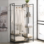 Furniture Direct NIKKI hanging open concept wardrobe with shelf space saver garment rack open wardro