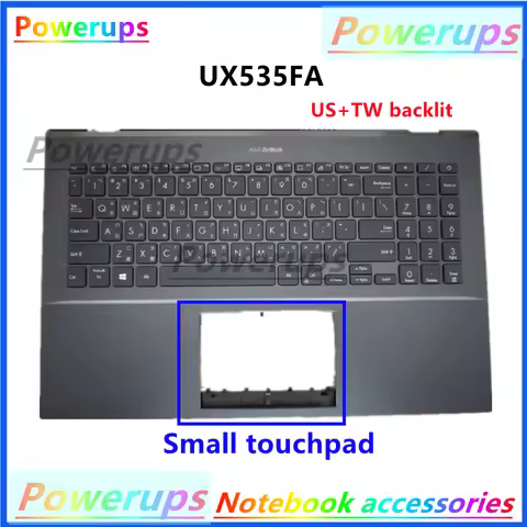 New Laptop US/TW/RU/DE Backlight Keyboard Case/Cover/Shell For Asus ZenBook Pro 15 UX535 UX535L UX53