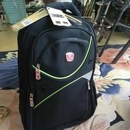 New Branded Laptop Bag Polo Banker Black green strip