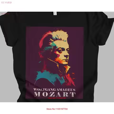 Wolfgang Amadeus Mozart Watercolor Minimalist T Shirt Classical Music Mindspring Retreat vintage Was