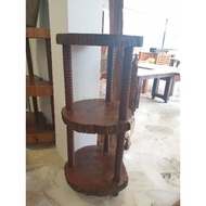 Belian Wood 3 Tier Rack