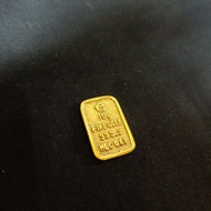REPLIKA Miniature Precious Metal Miniature Gold Bars 10 Gram Brass Replica Gold Antam Fine Gold 999.