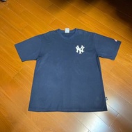 (絕版釋出Size XL) MLB 王建民經典洋基隊短袖T恤上衣 （H)