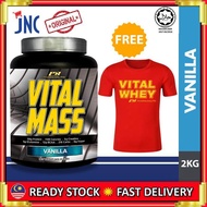 Mass Gainer Halal – Vital Mass 2kg/4.41lbs 0g Sugar with Whey Isolate & Tribulus – Fast Weight and L