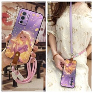 Diagonal Cartoon Phone Case For 1+9RT/OnePlus 9RT 5G TPU Necklace Graffiti protective Anti-knock Sof