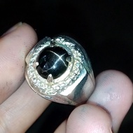 Cincin Batu Akik Nilam Star