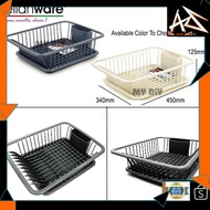 MALAYSIA UP📣 E-785 Elianware Dish Drainer / Durable Dish Drainer Rack and Tray Perfect Compact Kitch